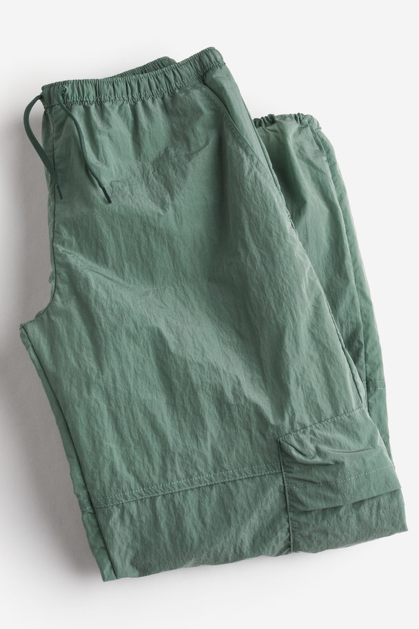 H&M Cargo Sports Trousers Green