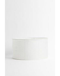 Lampenschirm aus Reispapier Weiß