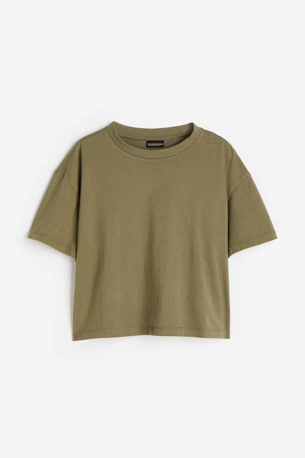 Napapijri Kortärmad Cenepa-t-shirt Green Lichen