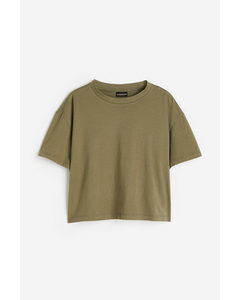 Kortärmad Cenepa-t-shirt Green Lichen