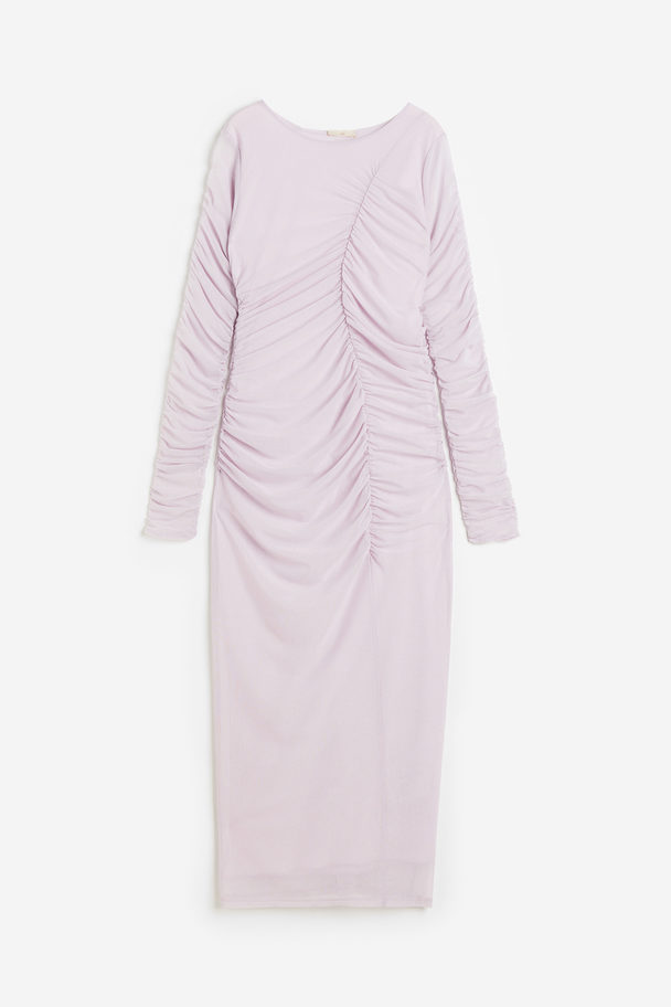 H&M Drapert Bodycon-kjole Lys Rosa