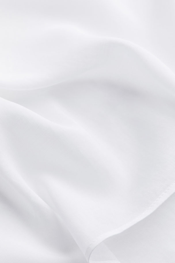 H&M Button-top Vest Top White