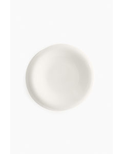 Stoneware Medium Plate White