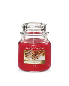 Yankee Candle Classic Medium Jar Sparkling Cinnamon  411g