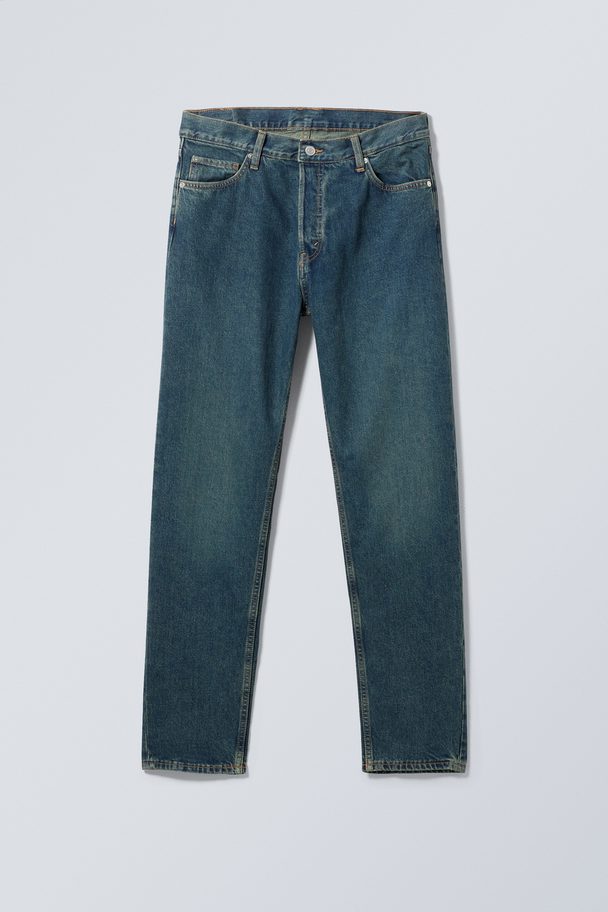 Weekday Barrel Relaxed Tapered Jeans Greencast