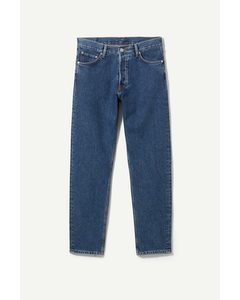 Barrel Jeans mit lockerem und konisch zulaufendem Bein Edles Blau