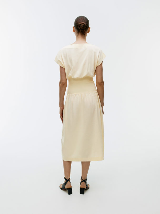 ARKET Midi-jurk Met Inzetstuk In De Taille