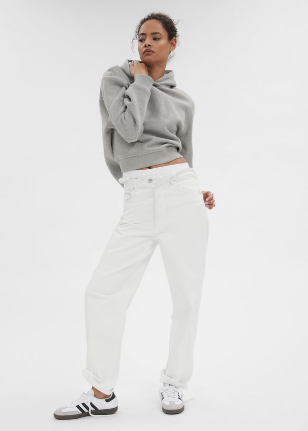 & Other Stories Tapered Jeans White