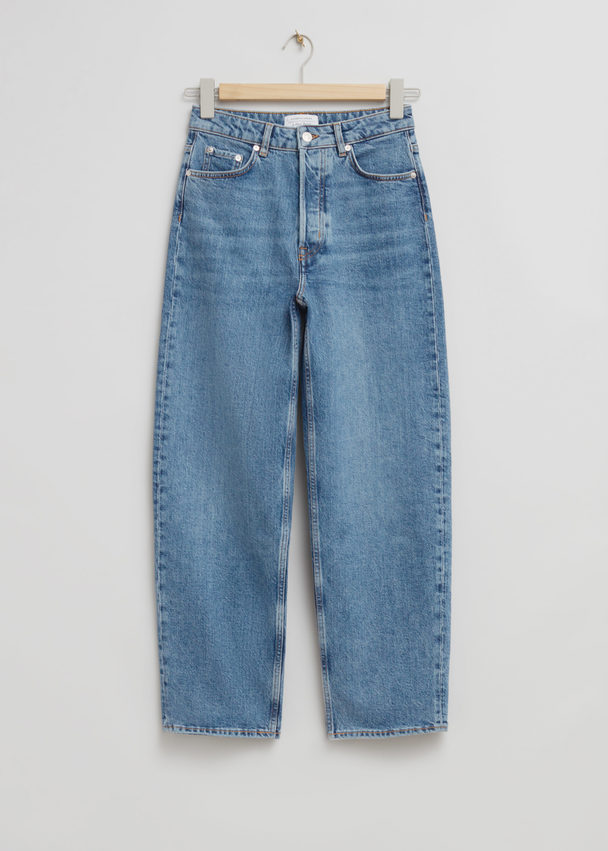 & Other Stories Tapered Jeans Dusty Blue