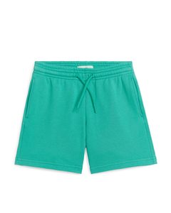 French Terry Shorts Dark Mint
