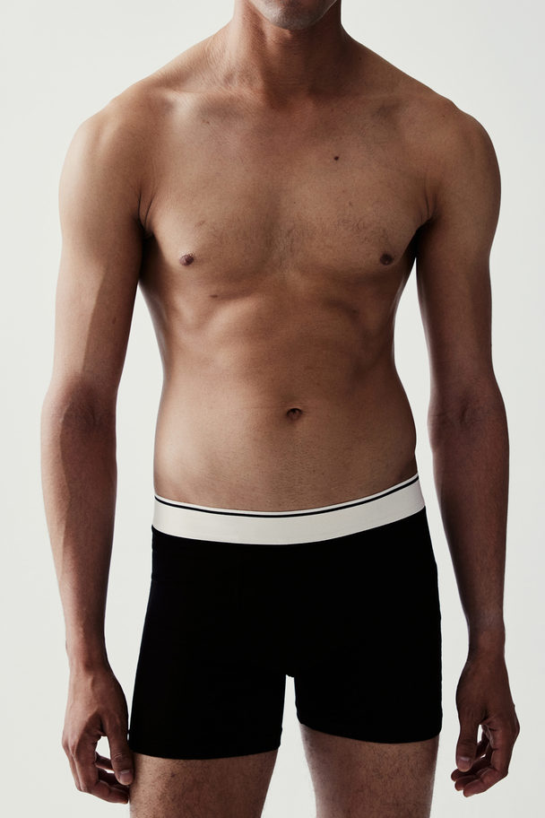 H&M 3er-Pack Xtra Life™ Mid Trunks Beigemeliert/Graumeliert