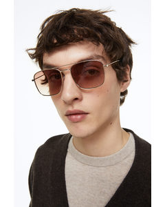 Sunglasses Gold-coloured/brown
