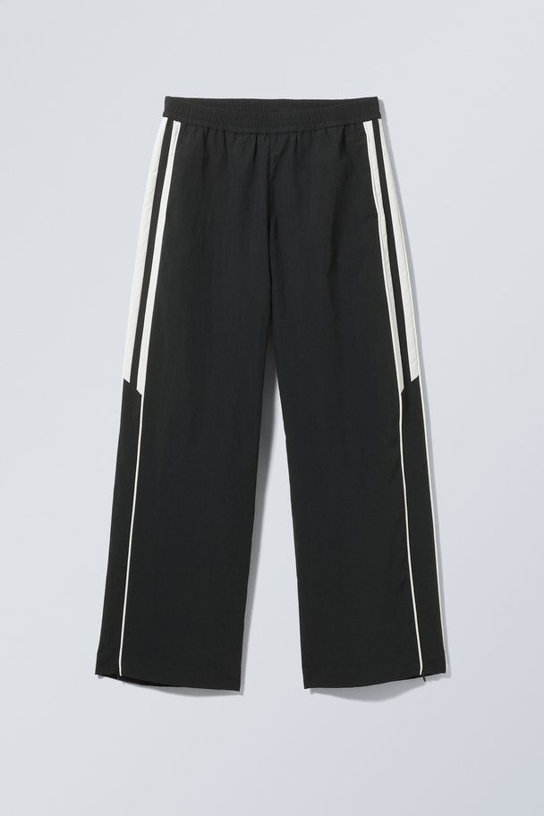 Weekday Althea Track Trousers Black