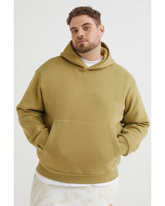 Relaxed Fit Hoodie Green