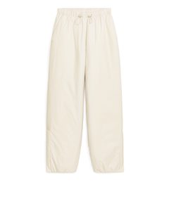 Padded Outdoor Trousers Beige