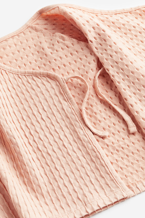 H&M Wrapover Cardigan Dusty Pink