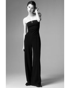 Strapless Jumpsuit Zwart