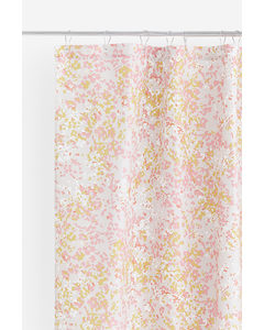 Floral Shower Curtain Light Pink/floral