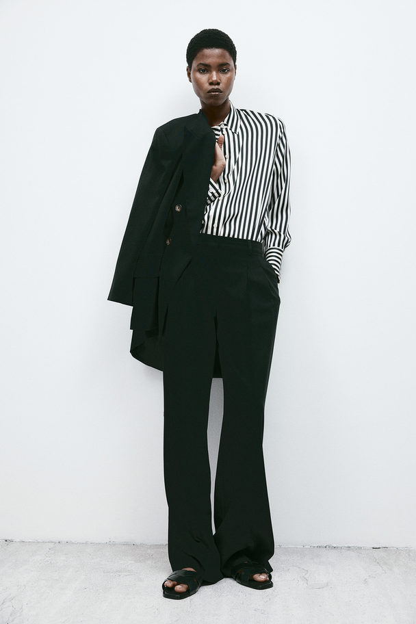 H&M Shirt White/black Striped