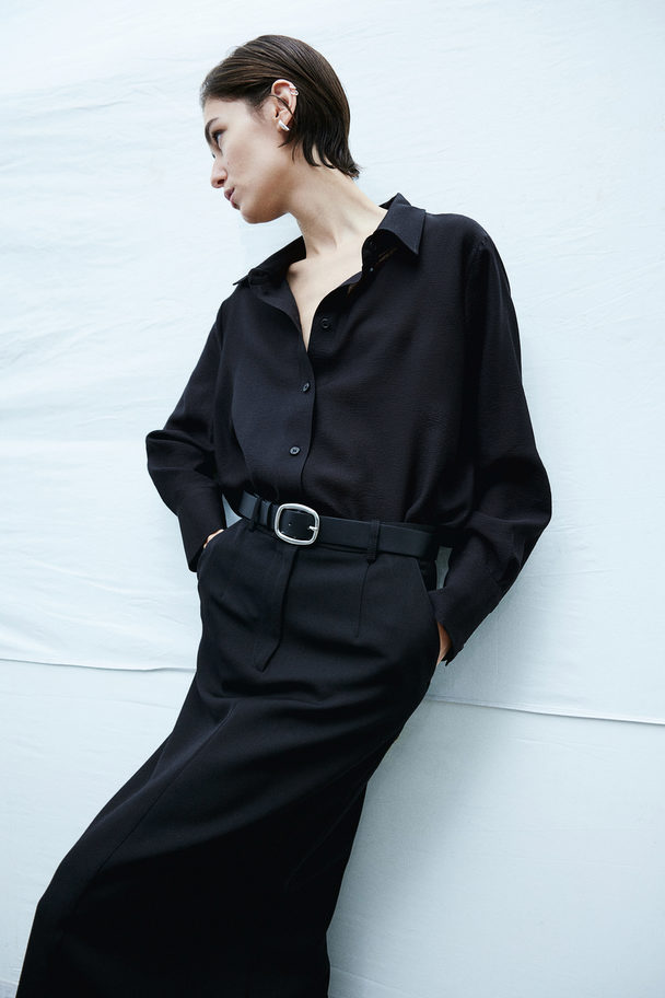 H&M Overhemdblouse Zwart