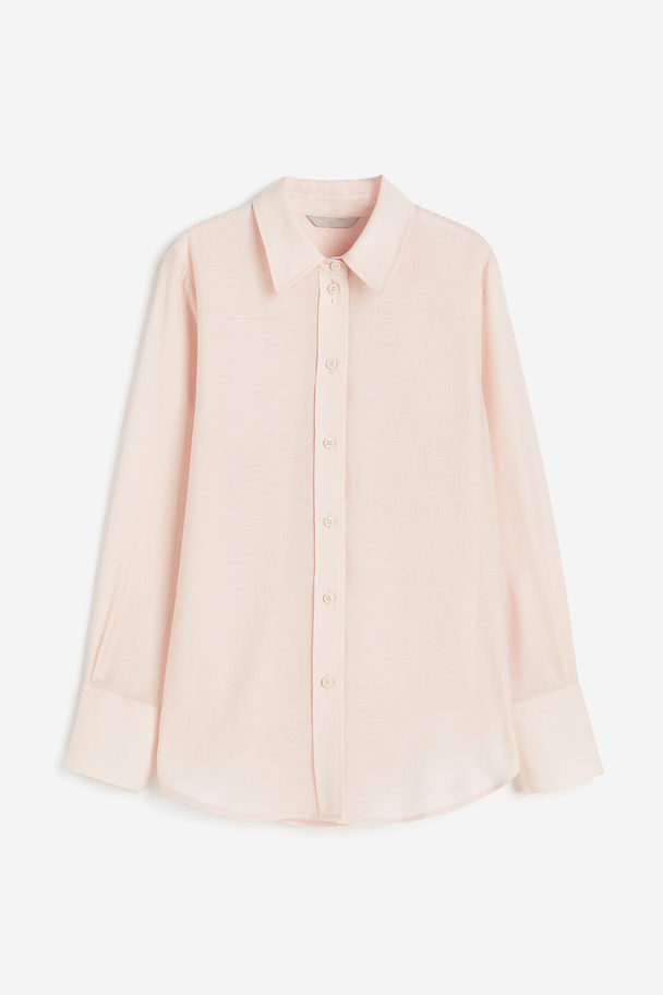 H&M Shirt Powder Pink