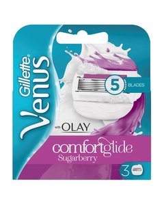 Gillette Venus Olay Comfortglide Sugarberry 3-pack