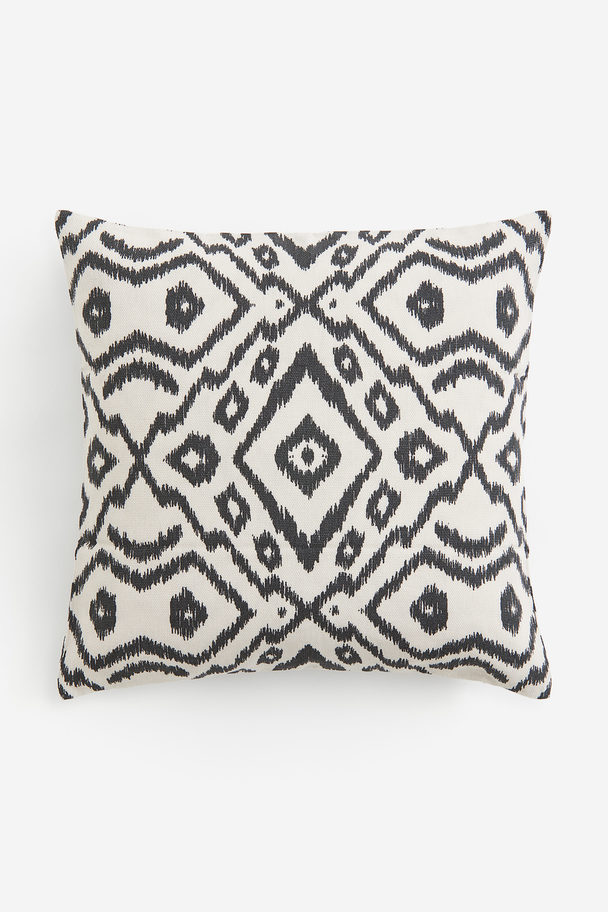 H&M HOME Patterned Cushion Cover Dark Grey/patterned