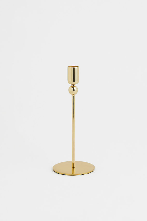 H&M HOME Metal Candlestick Gold-coloured