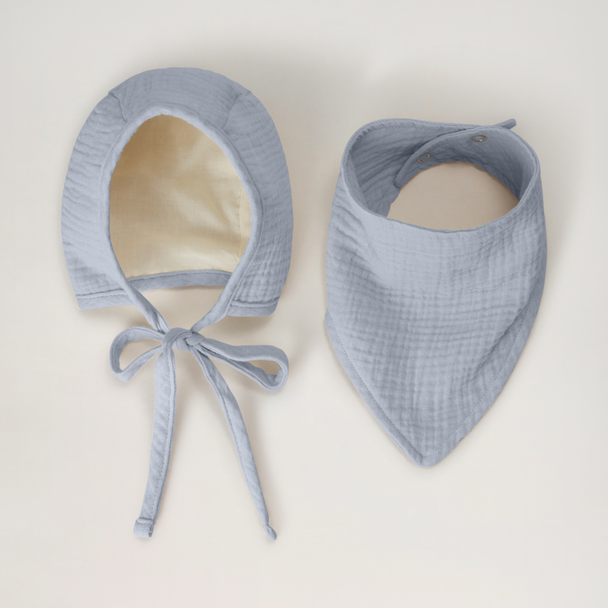 BabyMocs Linen Bonnet