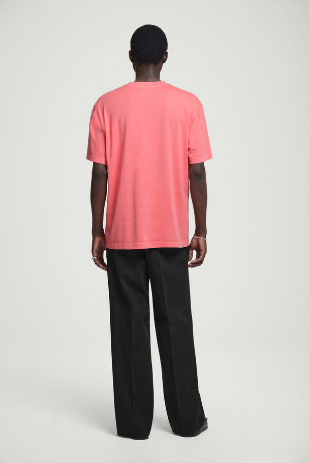 COS Slouched T-shirt Pink