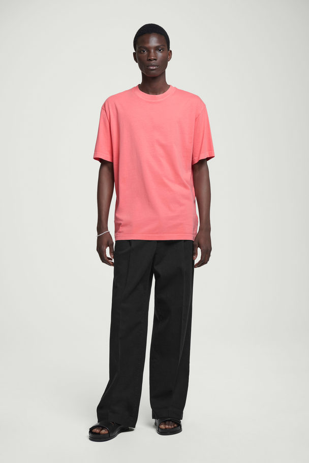 COS Slouched T-shirt Pink