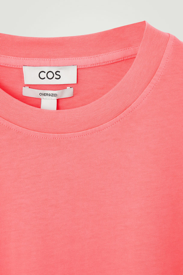 COS Avslappnad T-shirt Rosa