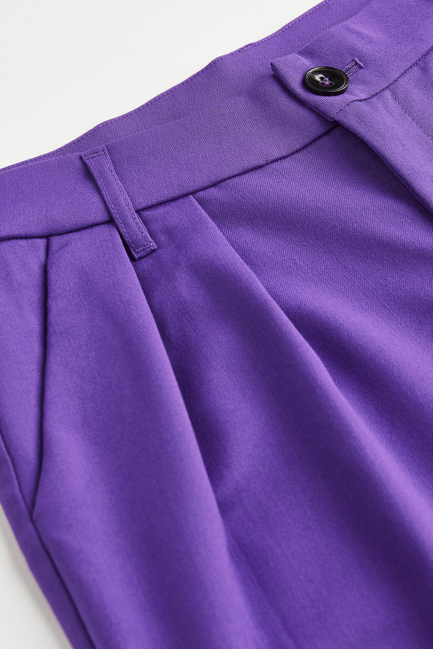 H&M Tailored Trousers Purple