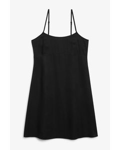 Black Short Sleeveless Dress Black