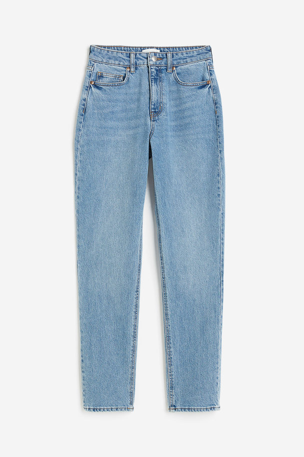 H&M Slim High Jeans Denimblauw