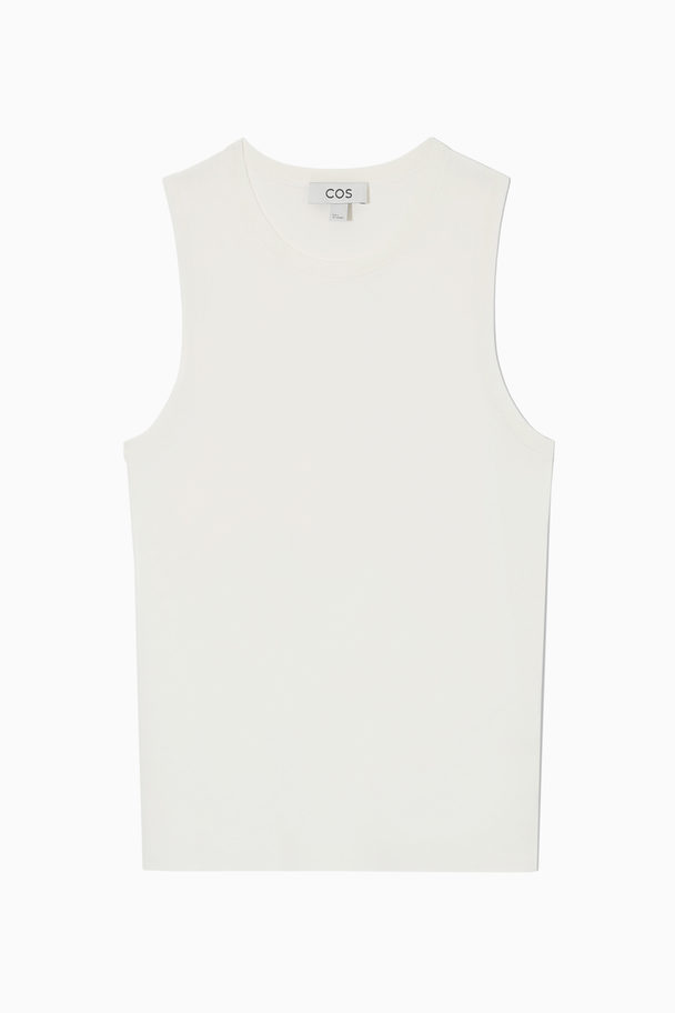 COS Knitted Tank Top White