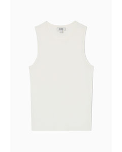 Knitted Tank Top White
