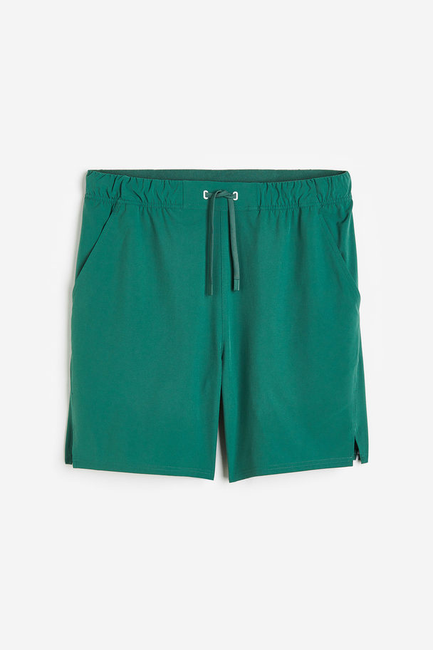 H&M DryMove™ Tennisshorts Dunkelgrün