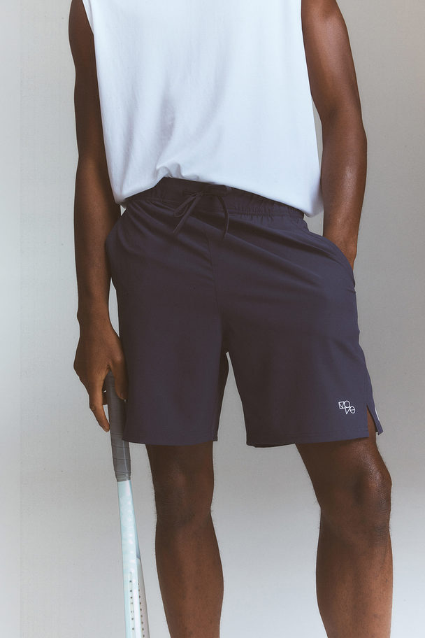 H&M Tennisshort Van Drymove™ Staalblauw