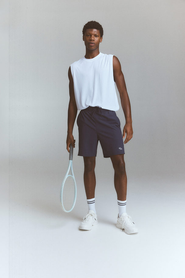 H&M Drymove™ Tennis Shorts Steel Blue