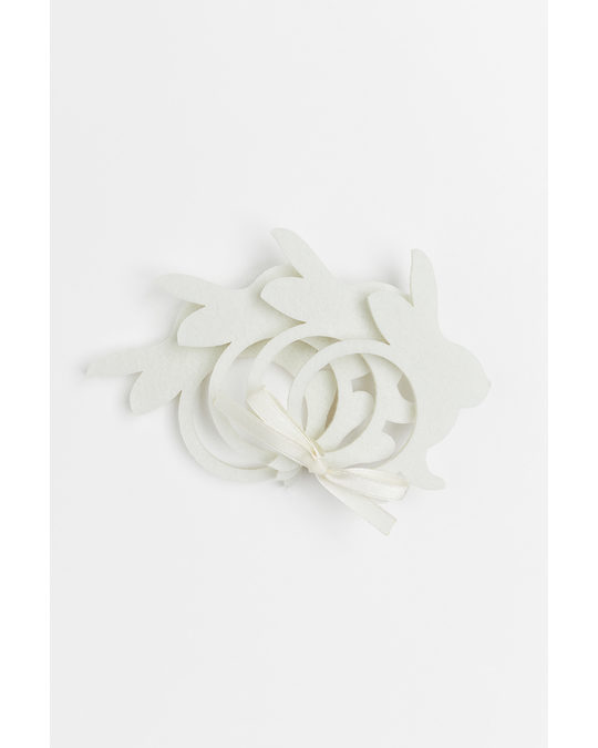 H&M HOME 4-pack Napkin Rings White