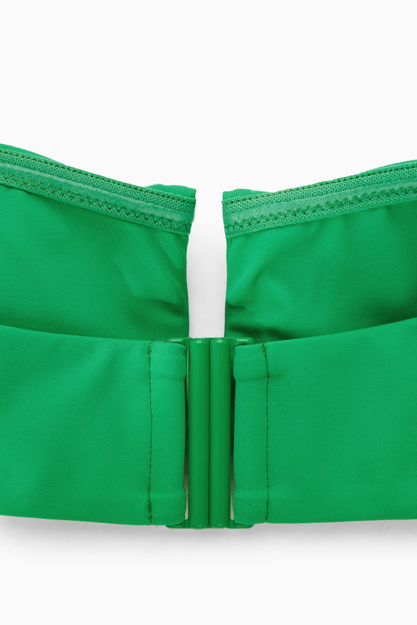 COS Bandeau-bikini-bh Med Halterneck Klargrön