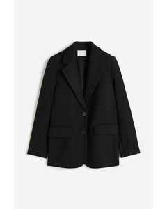 Single-breasted Jacket Black