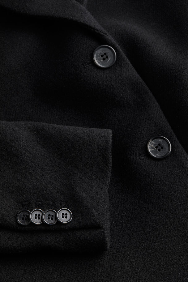 H&M Single-breasted Jacket Black
