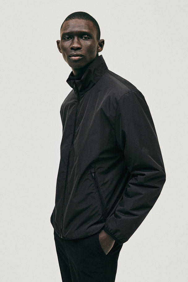 H&M Gewatteerd Jack - Regular Fit Zwart