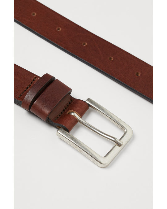 H&M Leather Belt Brown