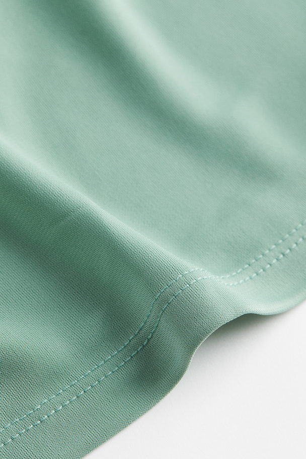 H&M V-neck Strappy Top Mint Green