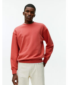 Relaxed Sweatshirt Red