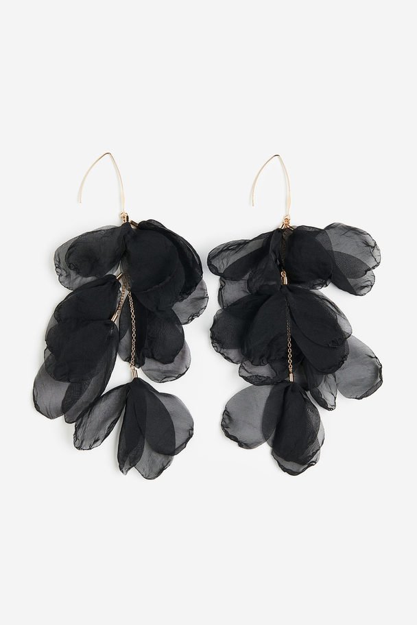 H&M Pendant Earrings Black