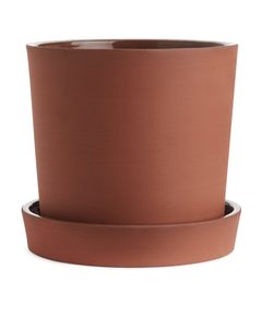 Terracotta Flower Pot 18 Cm Brown